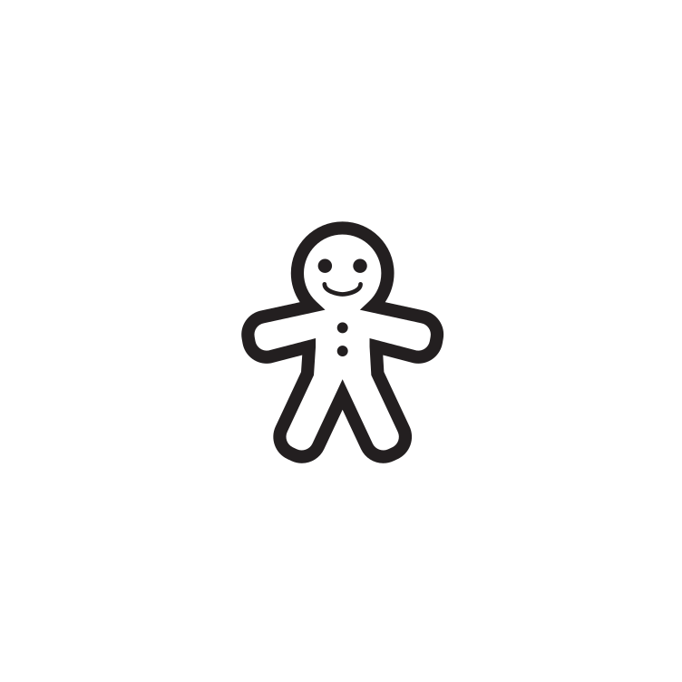 Gingerbread Man Icon 84225