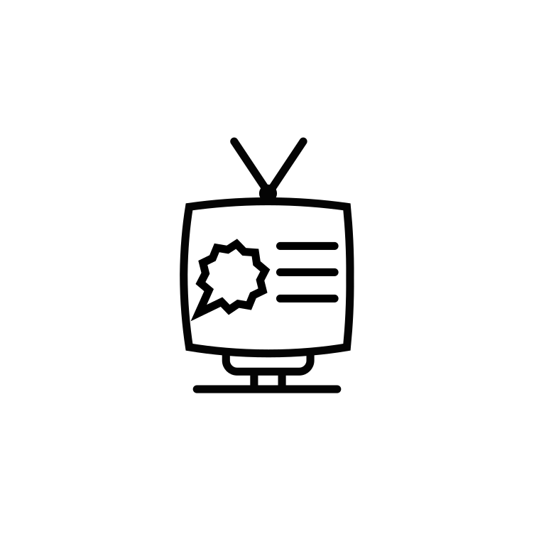 TV Advertisement Icon 1261113