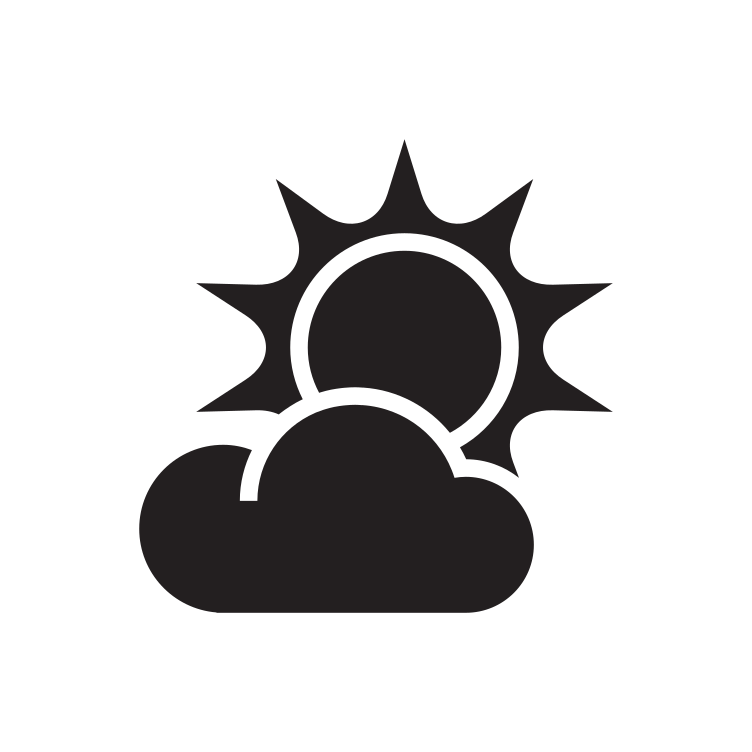 Partly Cloudy Icon 13541