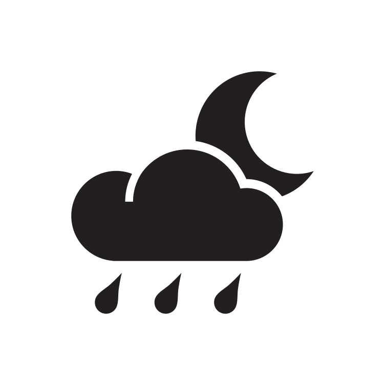 Night Rain Icon 13557