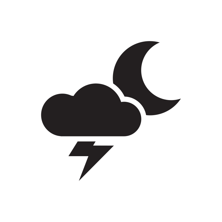 Thunderstorm Icon 13559