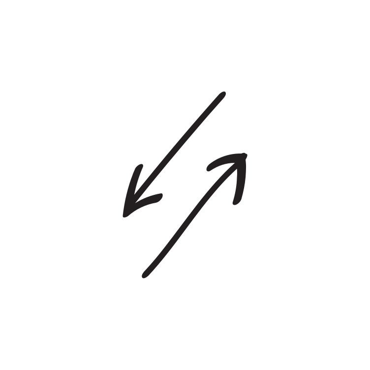 Counter hand drawn arrows Icon 1563366