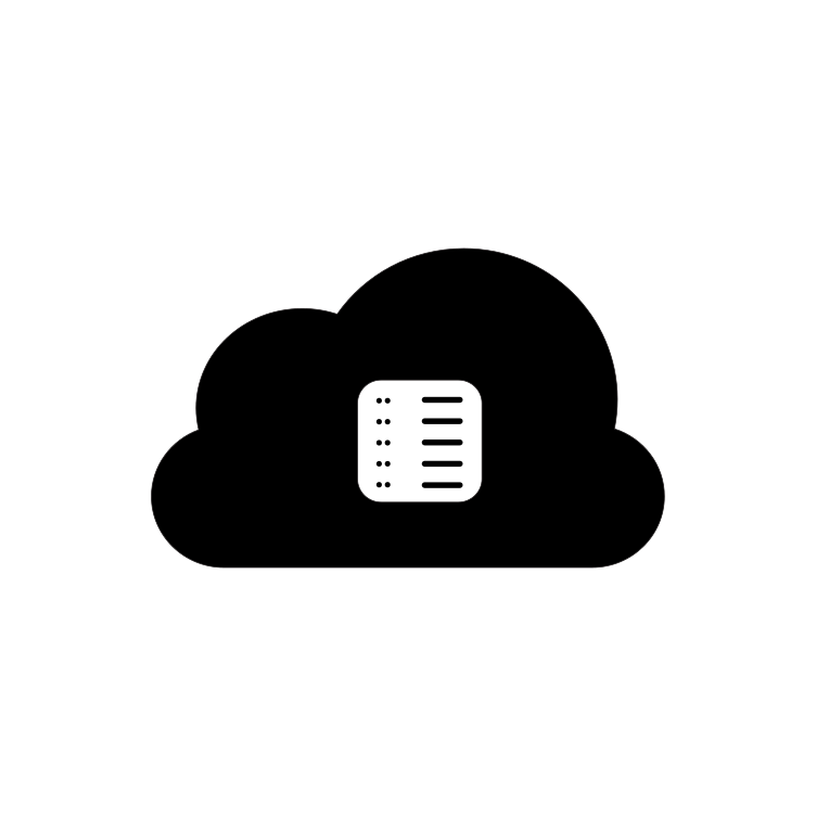 data cloud Icon 158285