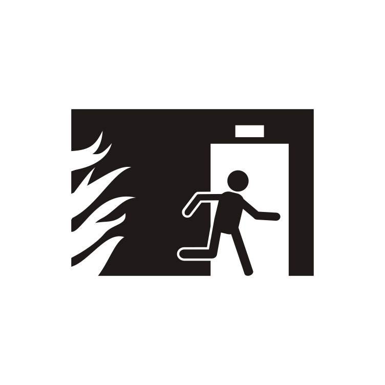 Fire Exit Icon 20331