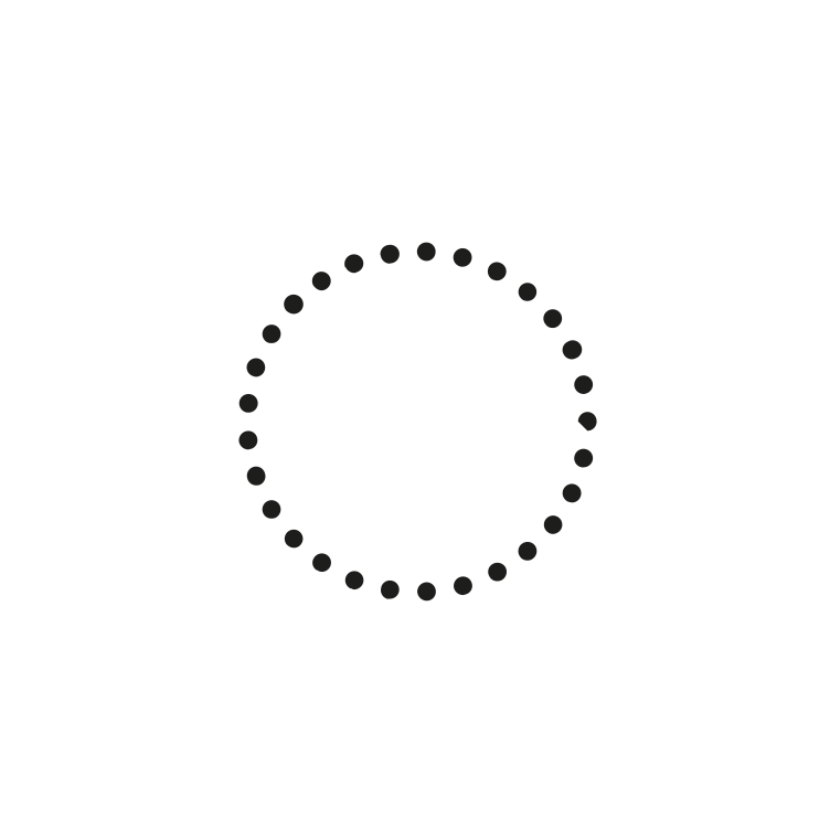 dotted circle border
