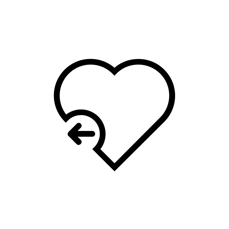 heart back Icon 623597