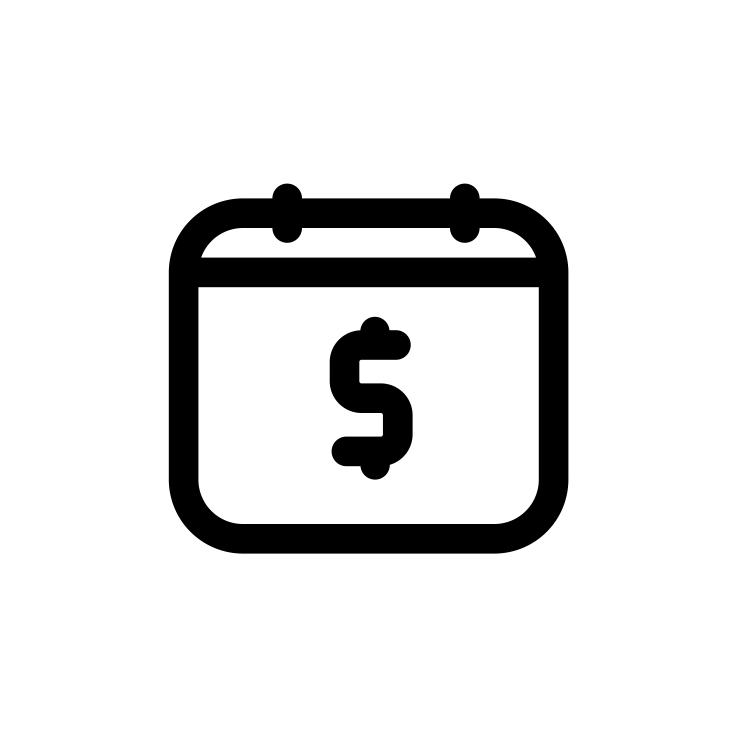 economic calendar Icon - Free PNG & SVG 6288529 - Noun Project