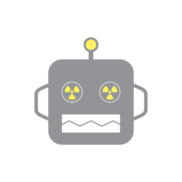 Toxic Robot Icon 80016