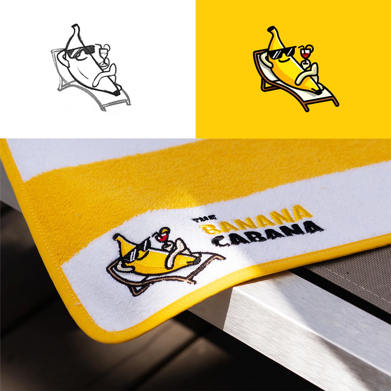 Banana Cabana logo design by Alfrey Davilla