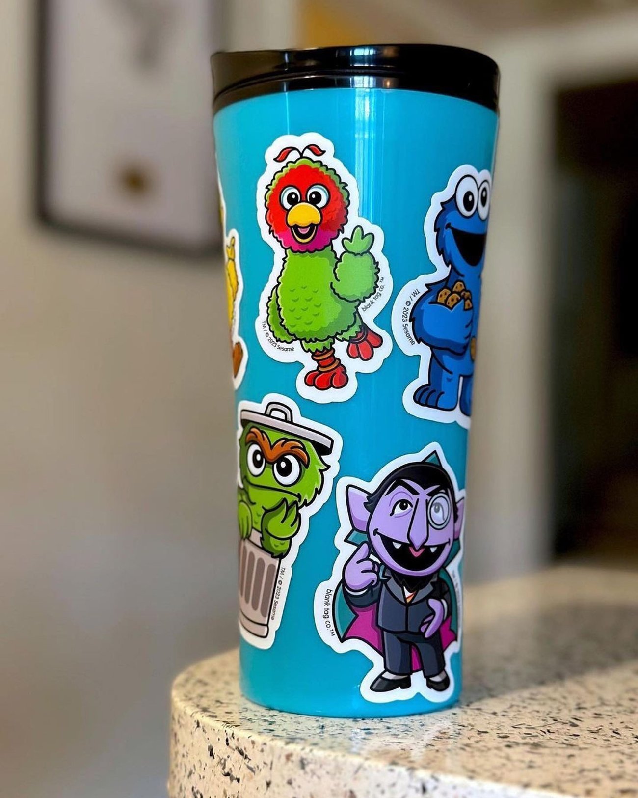 Sesame Street branded stickers by Alfrey Davilla