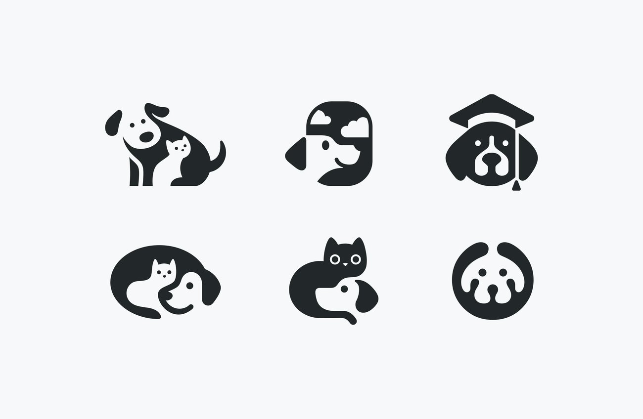 Dog and Cat logo design by Alfrey Davilla
