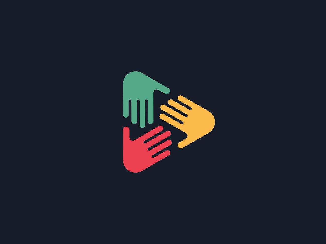 Hand play logo design by Alfrey Davilla