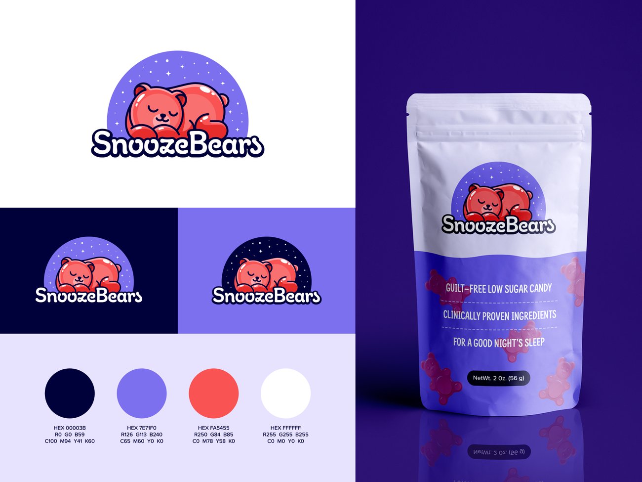Snooze Bear mascot design by Alfrey Davilla