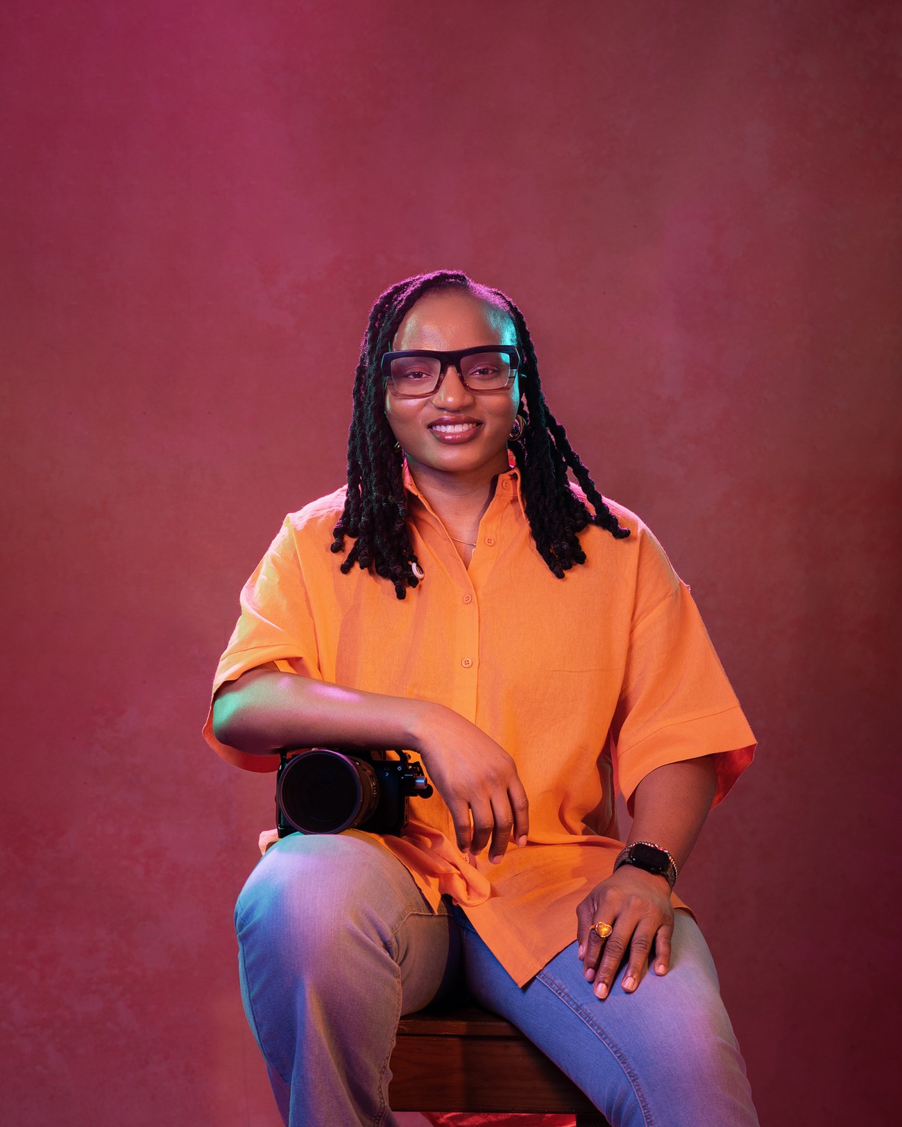 Portrait of photographer Grace Ekpu