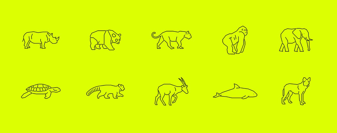 Icons and illustrations from the Nice and Serious Noun Project profile