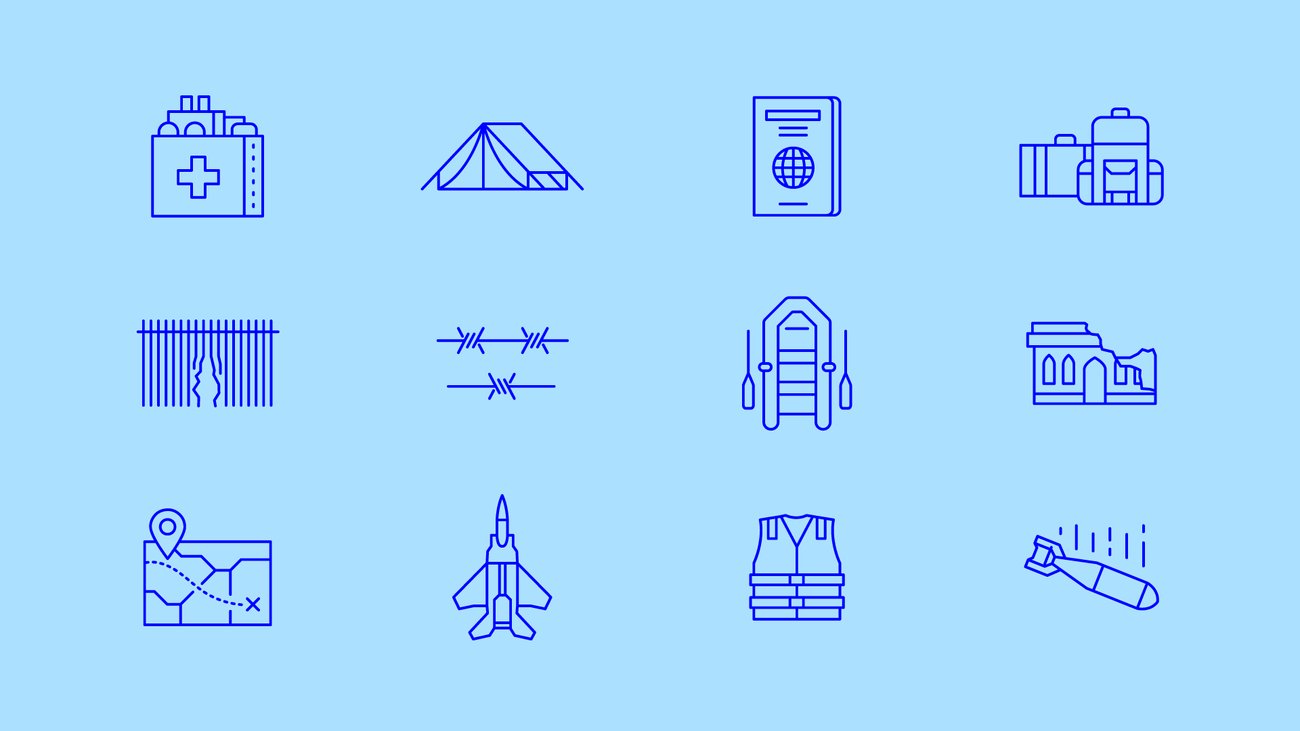 Icons and illustrations from the Nice and Serious Noun Project profile