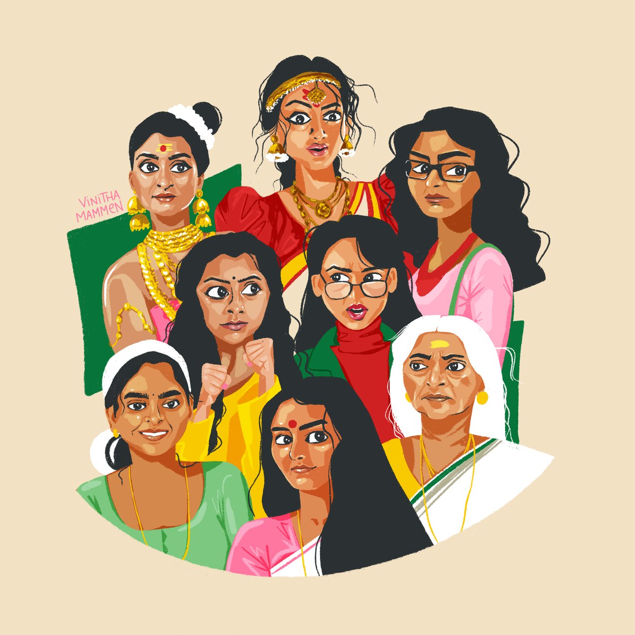 Vinitha mammen studio artwork showcase