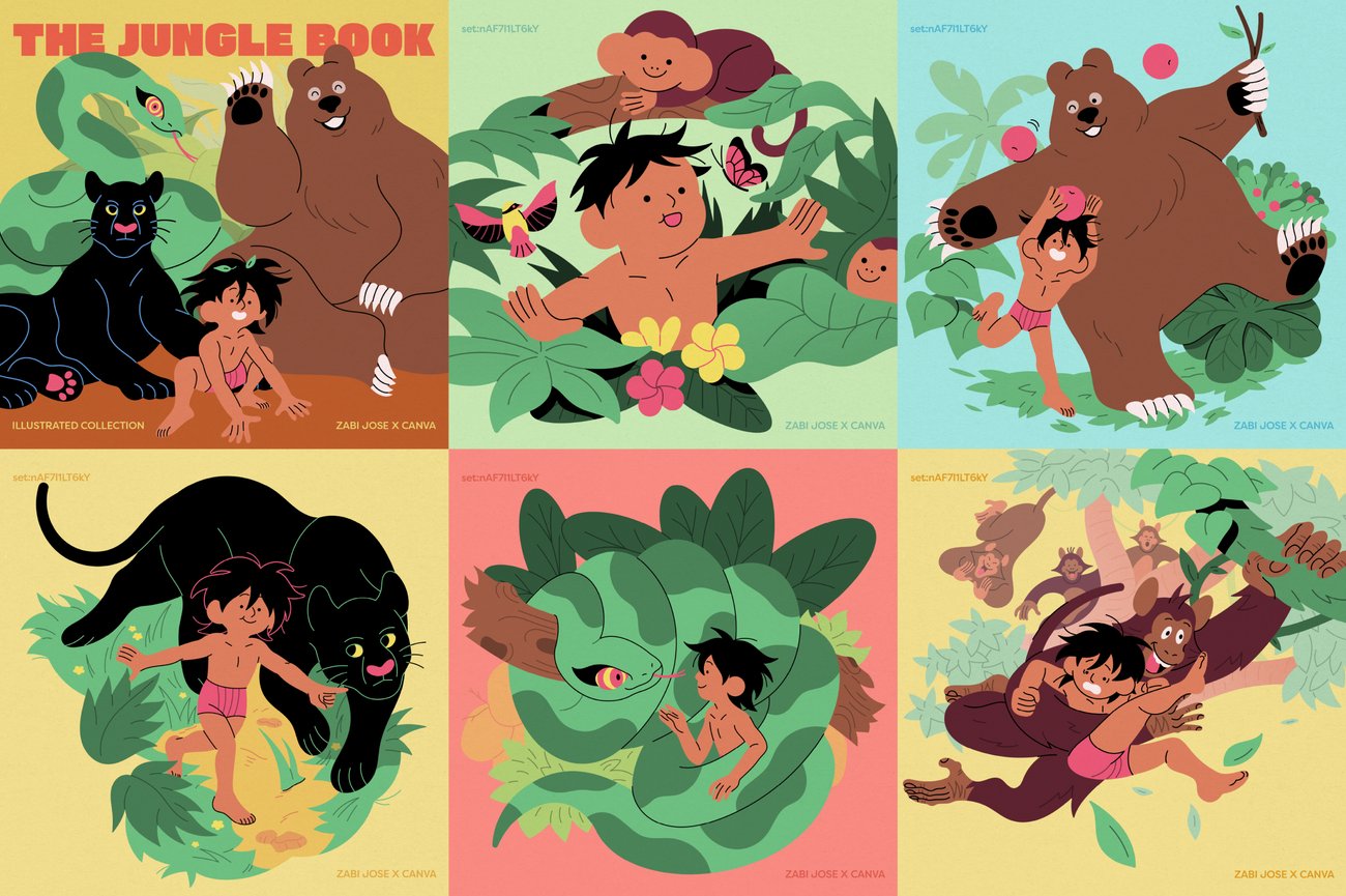 Zabi Jose colorful illustration artwork